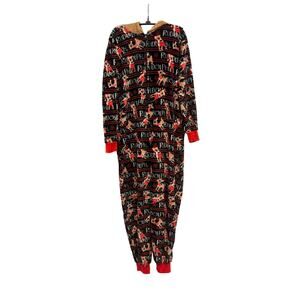 Christmas Reindeer Rudolf Ugly Sweater Large Hoodie Onesie Graphic‎ Funny